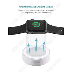 Avis Tech Discount TD® Chargeur Watch à induction Series 1 2 3 4 original mini rapide sans fil magnétique 38mm 40mm 42mm 44mm