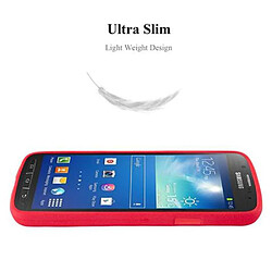 Cadorabo Coque Samsung Galaxy S4 ACTIVE Etui en Rouge pas cher