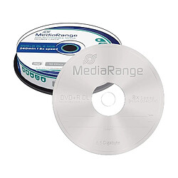 DVD+R double couche MediaRange 8,5 Go | 240 min, vitesse 8x, Cake 10