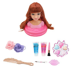 Mode Cheveux Styling Poupées Tête Play Set Enfants Childs Jouet Beauté Fille Cadeau A