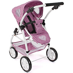 Acheter Bayer Chic 2000 Poussette pour poupées 3 en 1 EMOTION jean rose