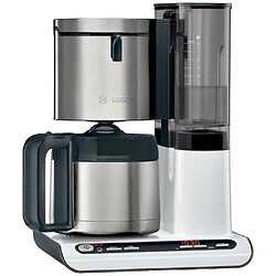 Bosch Haushalt TKA8A681 Cafetière acier inoxydable, blanc Nombre de tasse=8 verseuse thermofuge 