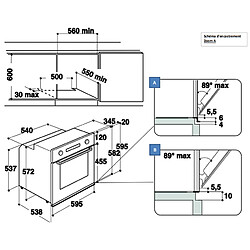 Avis Four intégrable multifonction 73l 60cm pyrolyse noir - akz9635nb - WHIRLPOOL