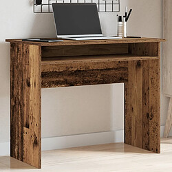 vidaXL Bureau vieux bois 90x50x74 cm bois d'ingénierie