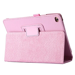 Wewoo Housse Étui Coque de protection en cuir PU à rabat horizontal avec support pour iPad Mini 2019 rose