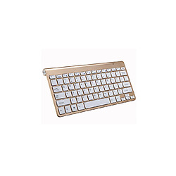 YP Select Clavier portable compact sans fil - Doré