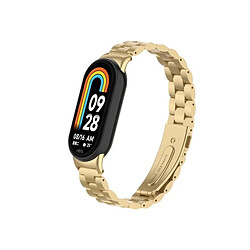 Bracelet Lux En Acier Inoxydable + Outil Phonecare Compatible avec Xiaomi Smart Band 9 - Or