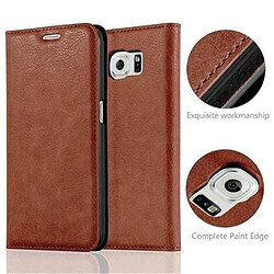 Avis Cadorabo Coque Samsung Galaxy S6 Etui en Brun