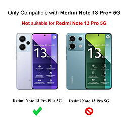 Acheter Htdmobiles Coque pour Xiaomi Redmi Note 13 Pro+ Plus 5G - housse etui silicone gel fine + film ecran - TRANSPARENT TPU