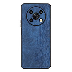 Coque en TPU + PU AZNS anti-rayures pour votre Huawei Enjoy 50 Pro 4G/nova Y90 4G - bleu