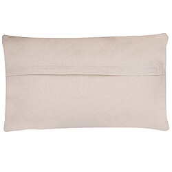 Acheter Beliani Coussin BETULA Coton 30 x 50 cm Géométrique Beige