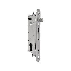 Locinox Serrure à encastrer Fiftylock tout inox coffre de 47 axe à 30 carré 8 mm pour profil de 50 mm