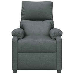 Acheter Maison Chic Fauteuil Relax pour salon, Fauteuil de massage Gris foncé Tissu -GKD18019