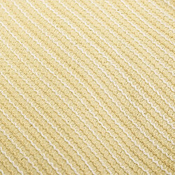 Avis vidaXL Voile d'ombrage 160 g/m² Beige 3x4x4 m PEHD