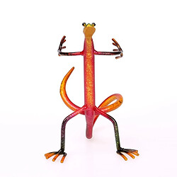 Wewoo Rangement de Cuisine Gecko Porte-Vin Etagère À Vin En Métal Sculpture Pratique Décoration La Maison Intérieur Artisanat