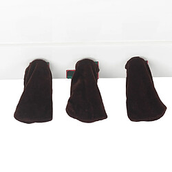 Avis pack de 3 pleuche grand piano pédale housse de protection tissu café