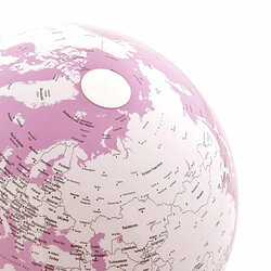 Atmosphere Globe terrestre lumineux Light & Colour Ø 30 cm - Rose pas cher