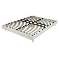 Acheter Ebac Matelas + sommier 160x200 Mousse - Decokit - Soutien medium - Sommier démonté - Blanc