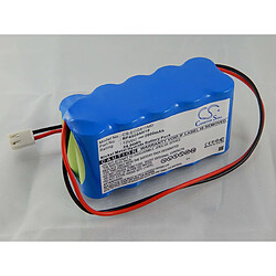 vhbw Batterie NiMH 2000mAh (12V) pour le secteur médical, appareil EKG Osen ECG-8110, ECG-8110A comme BF4500AH10.