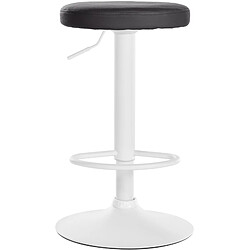 Avis Non Tabouret de bar Ponte simili cuir blanc