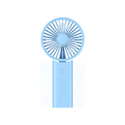 Ventilateur de Poche Portatif Électrique Portatif de Corde Accrochante Mobile de Mini Ventilateur de 3000mAh pour Extérieur-Bleu