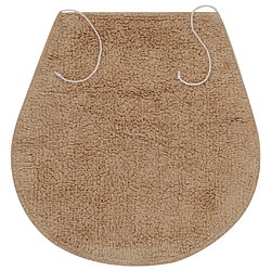 Avis vidaXL Jeu de tapis de salle de bain 3 pcs Tissu Beige