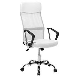 Beliani Chaise de bureau Blanc DESIGN