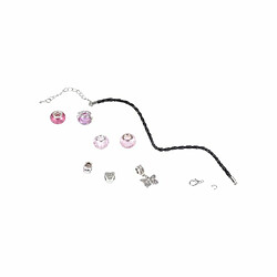 Paris Prix Kit Bracelet Mode Charms 9cm Rose