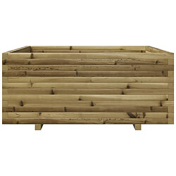 Acheter vidaXL Jardinière 110x110x49,5 cm bois de pin imprégné