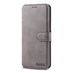 Wewoo Housse Coque Pour Galaxy S9 AZNS Étui en cuir PU avec support et fentes cartes et cadre photo Gris