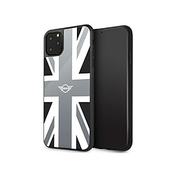 Mini Coque pour iPhone 11 Pro Max en TPU Motif Union Jack en Arrière Blanc / Noir