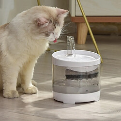 Avis Universal Fontaine pour chat Fontaine pour chat avec robinet Répartiteur d'eau pour chien Répartiteur électrique USB pour chien et chat avec 1 boîte de filtre | Fournitures d'alimentation et d'arrosage pour chat