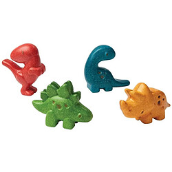 Plan toys - FIGURINES : 4 DINOSAURES