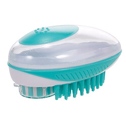 Avis Justgreenbox Brosse de massage pour le bain 2 en 1 pour animaux de compagnie