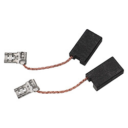 vhbw 2x Balais de charbon pour moteur 5 x 10 x 17mm compatible avec Mafell système de scie KSS 330 outil électrique