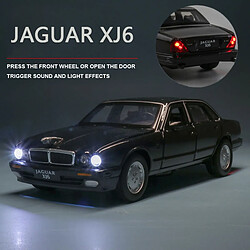 Universal 1: 32 Jaguar XJ6 Modèle de voiture en alliage Modèle de voiture Jouet de coulée Modèle de voiture Son et lumière lumière Jouet d'enfant Collection Livraison gratuite | Voiture de jouet de coulée sous pression (noir)