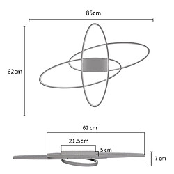 Avis Autres Temps ZMH Lampe pendante LED salon avec variateur de lumière à distance Lampe pendante moderne couloir