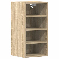 vidaXL Armoire suspendue chêne sonoma 30x29,5x60 cm bois d'ingénierie