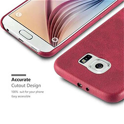 Acheter Cadorabo Etui Samsung Galaxy S6 en Rouge Coque