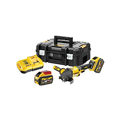 Meuleuse sansfil 20 XR Flexvolt Dewalt DCG418X2 54 V 2 batteries 3 Ah chargeur Tstak II