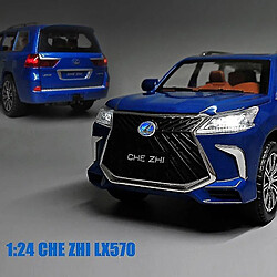 Universal Lexus LX570 Die Cast Alloy Car Model Collectibles Boy Birthday Present Children's Toy's Car (Bleu)