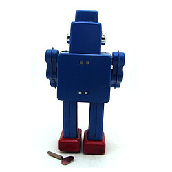 Avis Universal Retro Retro Robotian Toy Classic Clockwork Trend Robot Modèle Collection de Robot en étain Toy Adult Collection Gift 13x9x23cm | Rouleulé Toys (bleu)