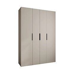 Abiks Meble Armoire à portes battantes Como 4 245,5/170/40 4 portes (cachemire/noir)