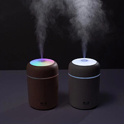 Humidificateur D'air à Diffuseur D'huile Essentielle USB Gris + 5 Bâtons De Filtre En Coton