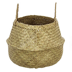 Atmosphera, Createur D'Interieur Panier en osier avec 2 anses - Diam. 43,5 cm - couleur naturelle