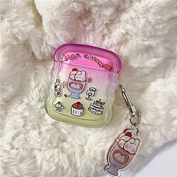 GUPBOO Airpods Coque Housse Étui Protecteur Compatible pour AirPods 3-Style coréen ins mignonne petite fille lapin