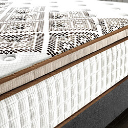 Sensoreve Matelas N°1 Errakis 200x200cm RESSORTS ENSACHÉS individuellement - Épaisseur 28cm- Indépendance de couchage pas cher