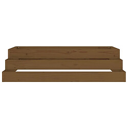 Acheter vidaXL Jardinière Marron miel 110x110x27 cm Bois massif de pin