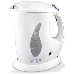 Adler bouilloire électrique de 0,6L 760W blanc