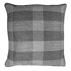 Coussin à Carreaux Gris Bonn Kuatéh 60x60 cm